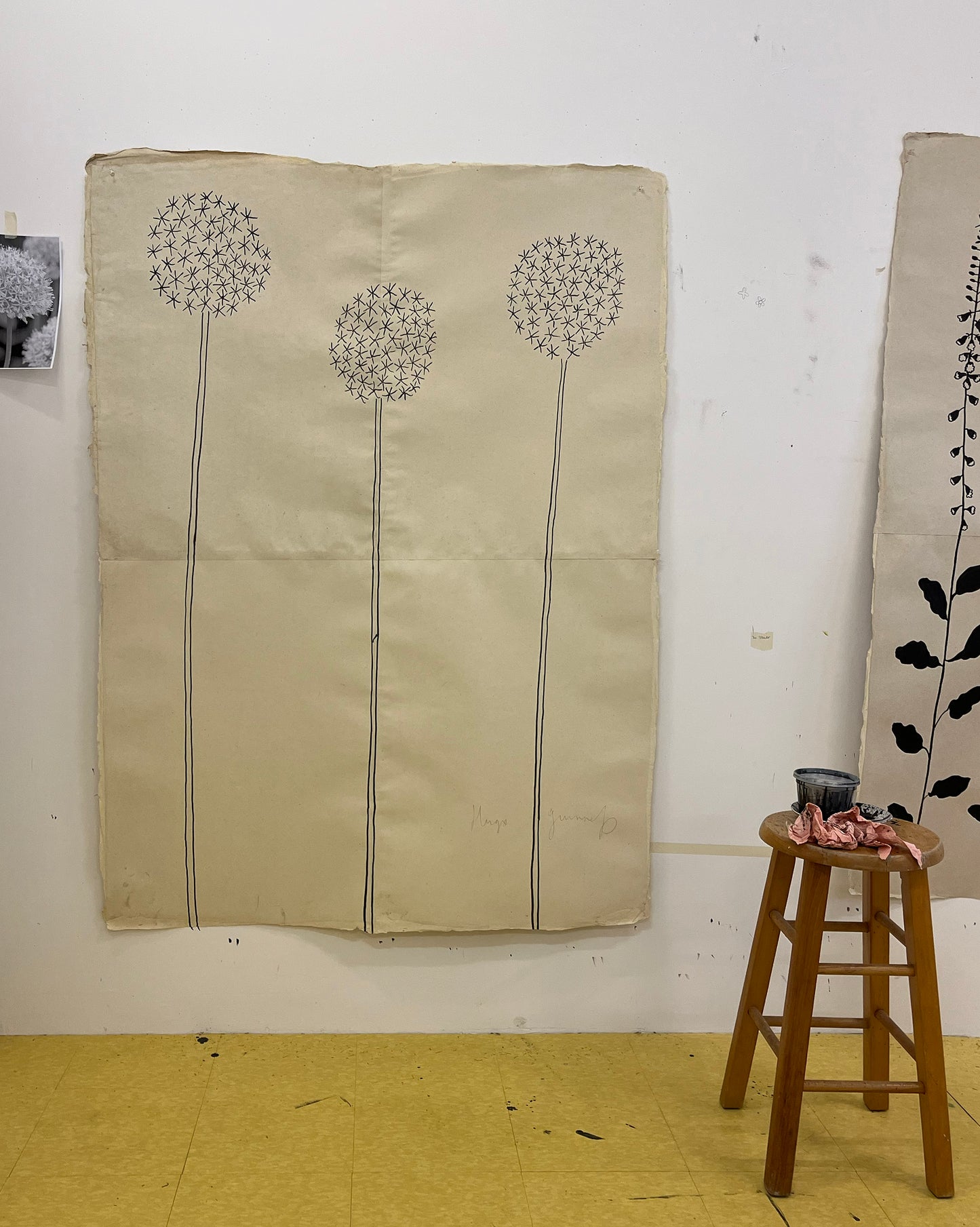 Three Dandelions