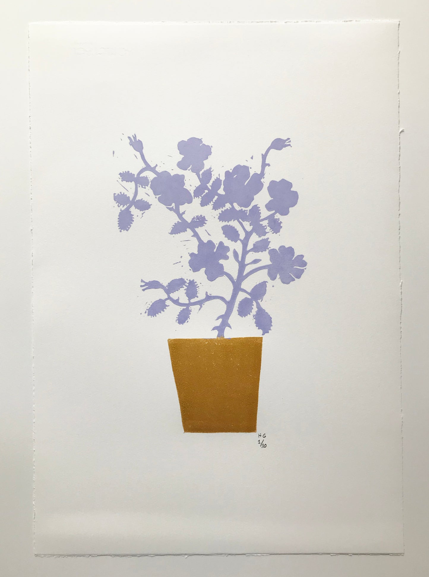 Limited Edition Gold & Purple Sweet Briar