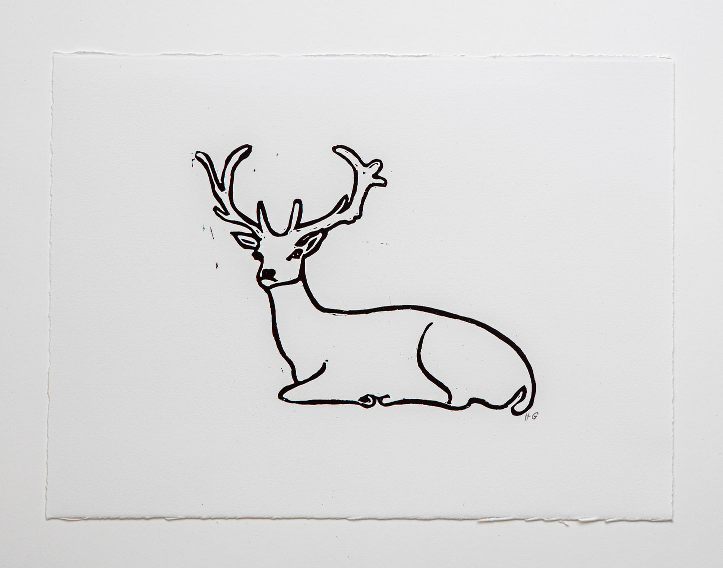 Sitting Stag