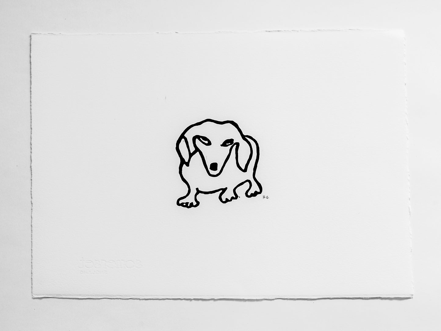 Three Legged Dachshund