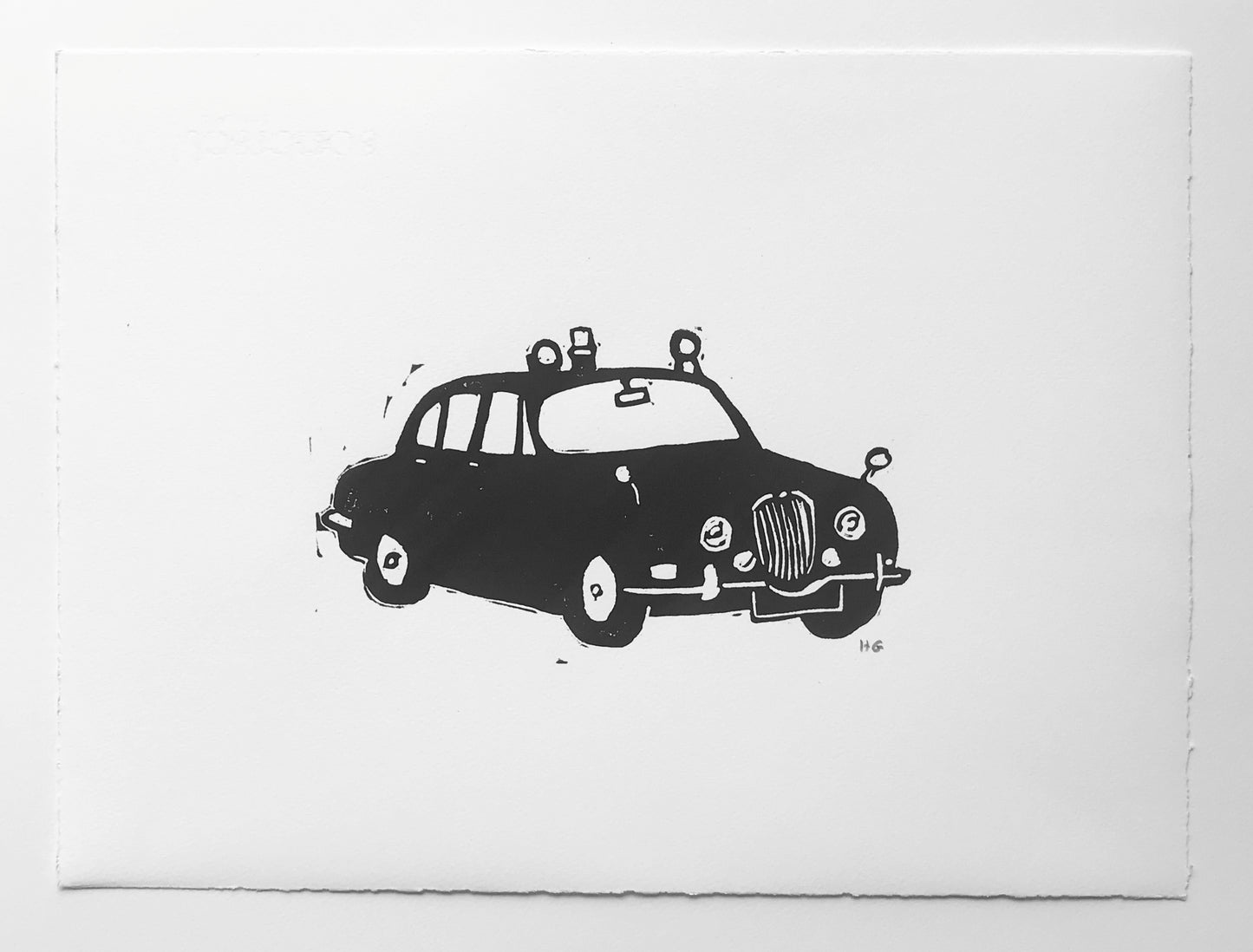 Vintage Jaguar Police Car