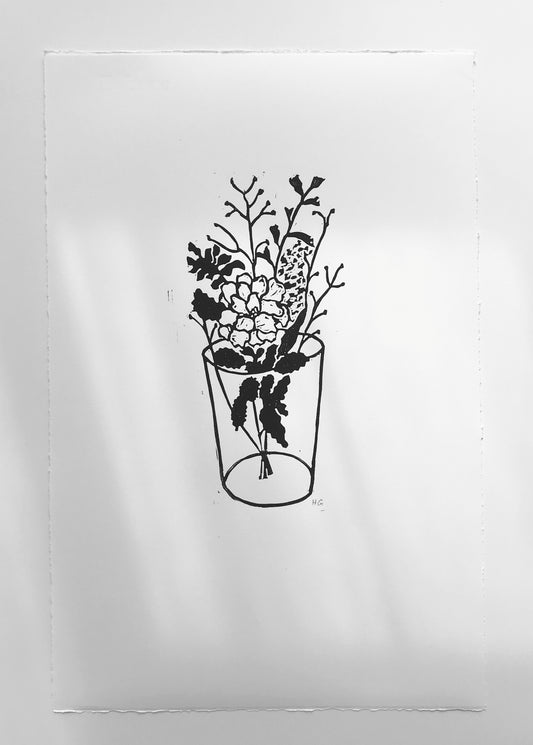 Flowers in a Glass Tumbler 3